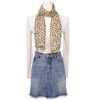 INSPIRE CHIC Women's Leopard Printed Chiffon Square/Long Lightweight Soft Sheer Neck Scarves 1Pc - 2 of 4