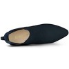Allegra K Women's Pointed Toe Block Heel Ankle Chelsea Boots - 4 of 4