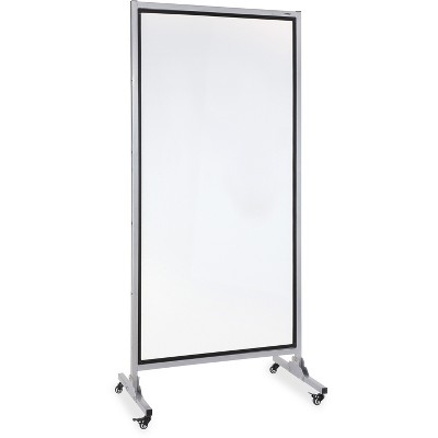 Lorell 2-Sided Dry Erase Easel 37-1/2"x82-1/2" Black 55630