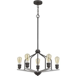 Cal Lighting Corning Metal Chandelier (Edison Bulbs Not included) - 1 of 3