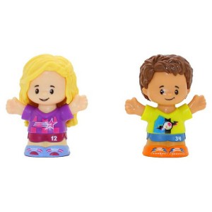 Fisher-Price Little People, Girl and Boy Soccer Players - 1 of 3