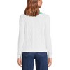 Lands' End Women's Drifter Cable V-Neck Sweater - image 2 of 4