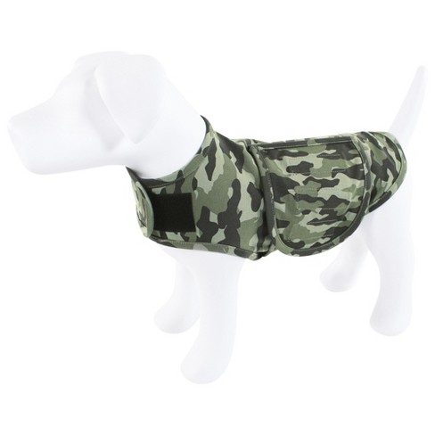 Luvable Friends Pet Thunder Anxiety Jacket, Camo, X-small : Target