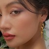 Silver Gold Earrings for Women Trendy Spiral Threader Earrings Silver Dangle Drop Earrings Hypoallergenic 14k Gold Unique Earrings Women Twist Simple - 3 of 4