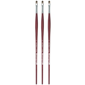 da Vinci COLLEGE Student Brush, Synthetic, Acrylic & Oil, Filbert, Series 8750, Size 6, Pack of 3 - 1 of 3