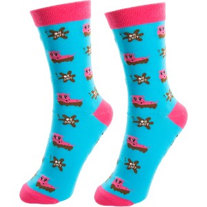 Pavilion Gift Company - Happens - M/L Cotton Blend Sock - Socks - 1 of 4