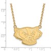 Black Bow Jewelry 10k Yellow Gold Wisconsin Badgers NCAA Necklace 18 Inch - 2 of 4