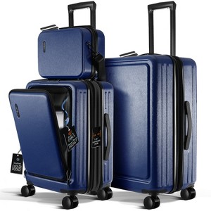 TravelArim Luggage Sets, Suitcase with Spinner Wheels, Durable Hard Shell Suitcase Set, Expandable Travel Suitcases - 1 of 4