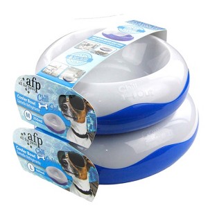 Allforpaws Dog Cooler Bowl, Keeps Water & Food Cool and Fresh for Hours, BPA Free - 1 of 4