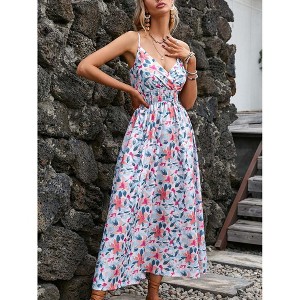 white christmas dresses Silver Olive Maxi Dress - Tiered Cami Maxi Dress main image 0