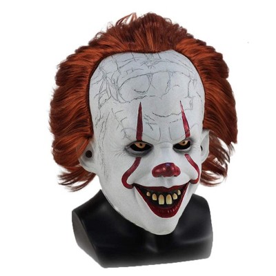 Itopfox Creepy Mask Scary IT Clown Mask for Cosplay Halloween Mask
