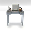 NicBex 32.5" Makeup Vanity Desk with Flip-top Mirror,Wood Makeup Table with 2 Drawers & 3 Removable Organizer Boxes for Bedroom - 4 of 4