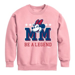 Boys' - Disney - Minnie Mouse Graphic Long Sleeve Fleece Sweatshirt - 1 of 4