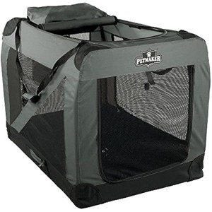 Petmaker Grey Portable Pet Crate with Soft Sides - X-Large - 1 of 1