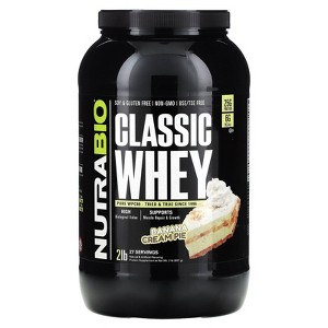 NutraBio Classic Whey Protein, Banana Cream Pie, 2 lb (907 g) - 1 of 3