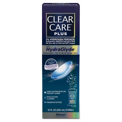 Clear Care Plus with Hydraglyde  For Soft Lenses - 12 fl oz