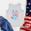 The Juniper Shop She Loves America Checkered Toddler Tank - 3 of 4