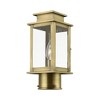 Livex Lighting Princeton 1 - Light Post Light in  Antique Brass - 4 of 4