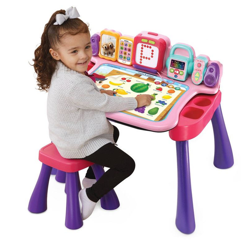 VTech Explore And Write Activity Desk - Pink, 3 of 13