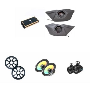 Diamond Audio '20-24 RZR Pro Upgrade Bundle - front door speakers, 6.5" tower speakers, and amp - RZ5-DF65U, HXM65F4, POD65F4B, Micro84U - 1 of 4