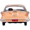 1959 Chrysler Imperial Crown 2 Door Hardtop Persian Pink with White Top 1/87 (HO) Scale Diecast Model Car by Oxford Diecast - 4 of 4
