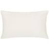 First Comes Love Pillow - Gold/Cream - 12"X18" - Safavieh - image 3 of 3