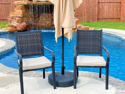 7pc Outdoor Rattan Wicker Furniture Set - Captiva Designs