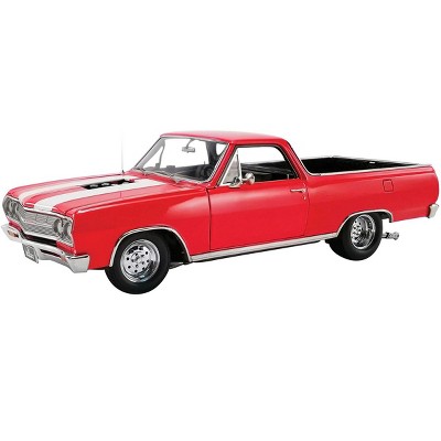 1965 Chevrolet El Camino "Drag Outlaws" Red with White Stripes Limited Edition to 354 pieces Worldwide 1/18 Diecast Model Car  by ACME