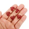 Unique Bargains Beautiful Designer DIY Jewelry Making Heart Pendants 30 Pcs - 4 of 4