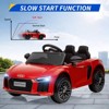 Licensed Audi 12V Kids Ride On Car, Kids Electric Car with Remote Control - 4 of 4