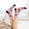 Anna-Kaci Women's 6pk Fuzzy Heart Socks - Plush Mid-Calf Socks for Cozy Lounging & Casual Wear - 2 of 3