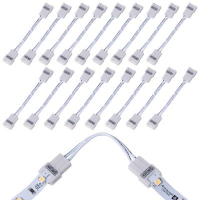 Armacost Lighting SureLock 2 Pin LED Strip Light Corner Connector Light Accessory