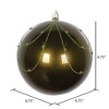 Vickerman Candy Glitter Curtain Ball Ornament - 3 of 4