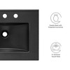 Modway Cayman 24 Inch Bathroom Sink – Compact Rectangular White Sink Basin for Modern Wall-Mount or Freestanding Vanities - 4 of 4