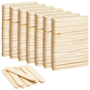 Bright Creations 250 Pack Wooden Wick Holders for Candle Making, Setter Centering Tool, 4.4 in, 6 Colors
