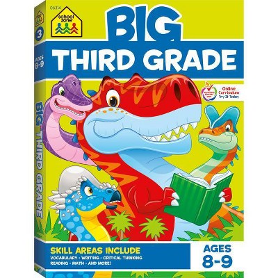 School Zone Big Third Grade Workbook - (Big Workbook) (Paperback)