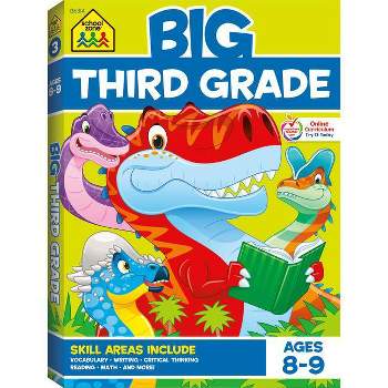 School Zone Big Third Grade Workbook - (Paperback)