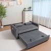 NicBex Convertible Sofa Bed Loveseat Couch with Pull Out Bed & Adjustable Backrest,Upholstered Sleeper Sofa for Living Room,Bedroom - 4 of 4