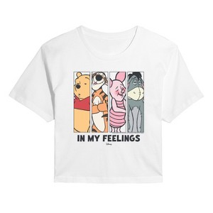 Women's - Winnie The Pooh - In My Feelings Cropped Graphic T-Shirt - 1 of 4
