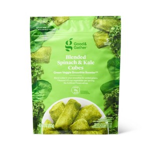 Spinach and Kale Frozen Smoothie Builder Cubes - 10oz - Good & Gather™ - 1 of 3