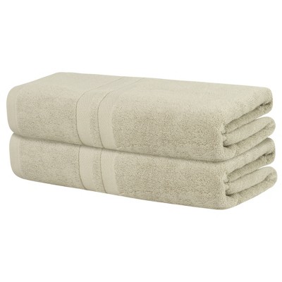 Unique Bargains Soft Highly Absorbent Quick Dry Bath Towels 2 Pcs