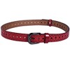 INSPIRE CHIC Women's Carved Multi-Hole Hollow Leather Belts - 3 of 4