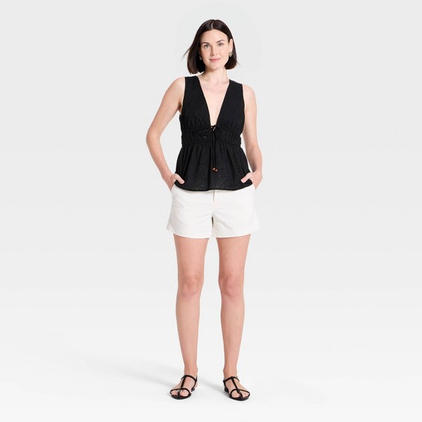 Top peplum con lazo al frente para mujer - A New Day™ 3