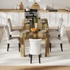Dining Table for 6-8, 71" Rectangular Farmhouse Kitchen Table, Wooden Dining Room Table - 4 of 4