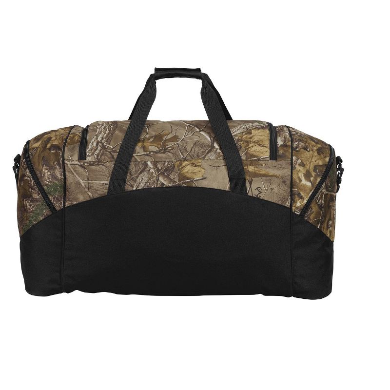 Port Authority Camouflage Colorblock Sport Duffel - Realtree Xtra/Black, 3 of 7
