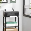 3-Tier Printer Stand Rolling Office Printer Cart with Metal Frame - 3 of 4