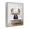 Stupell Industries Vintage Bathroom Moose Ad, 24" x 30" - 3 of 4