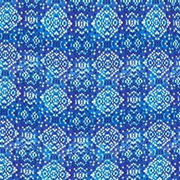dark sapphire dot medallion