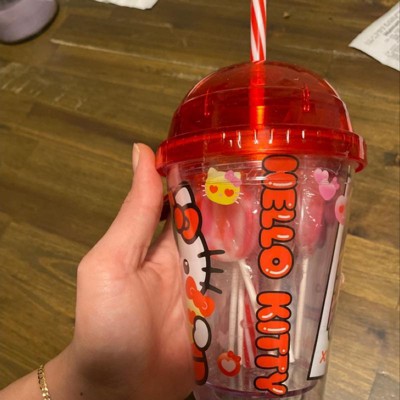 Sanrio Hello Kitty Dome Tumbler With Lollipops. NWT