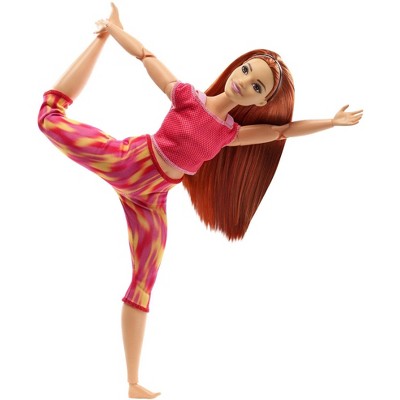 ​Barbie Made to Move Doll - Orange Dye Pants